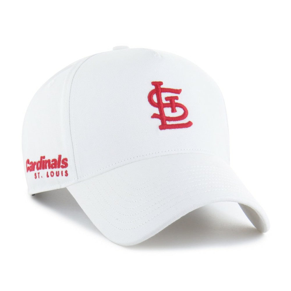 St. Louis Cardinals Foundational Pinch Offside Adjustable Hat White | 47 brand