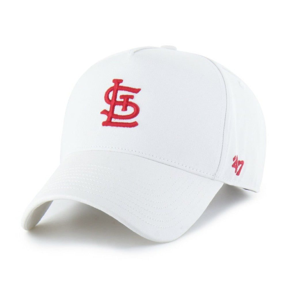 St. Louis Cardinals Foundational Pinch Offside Adjustable Hat White | 47 brand