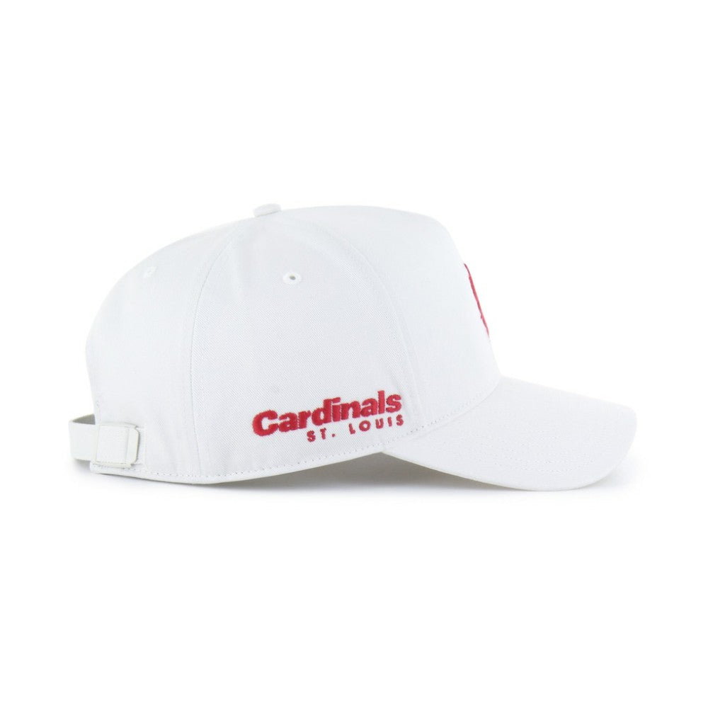 St. Louis Cardinals Foundational Pinch Offside Adjustable Hat White | 47 brand