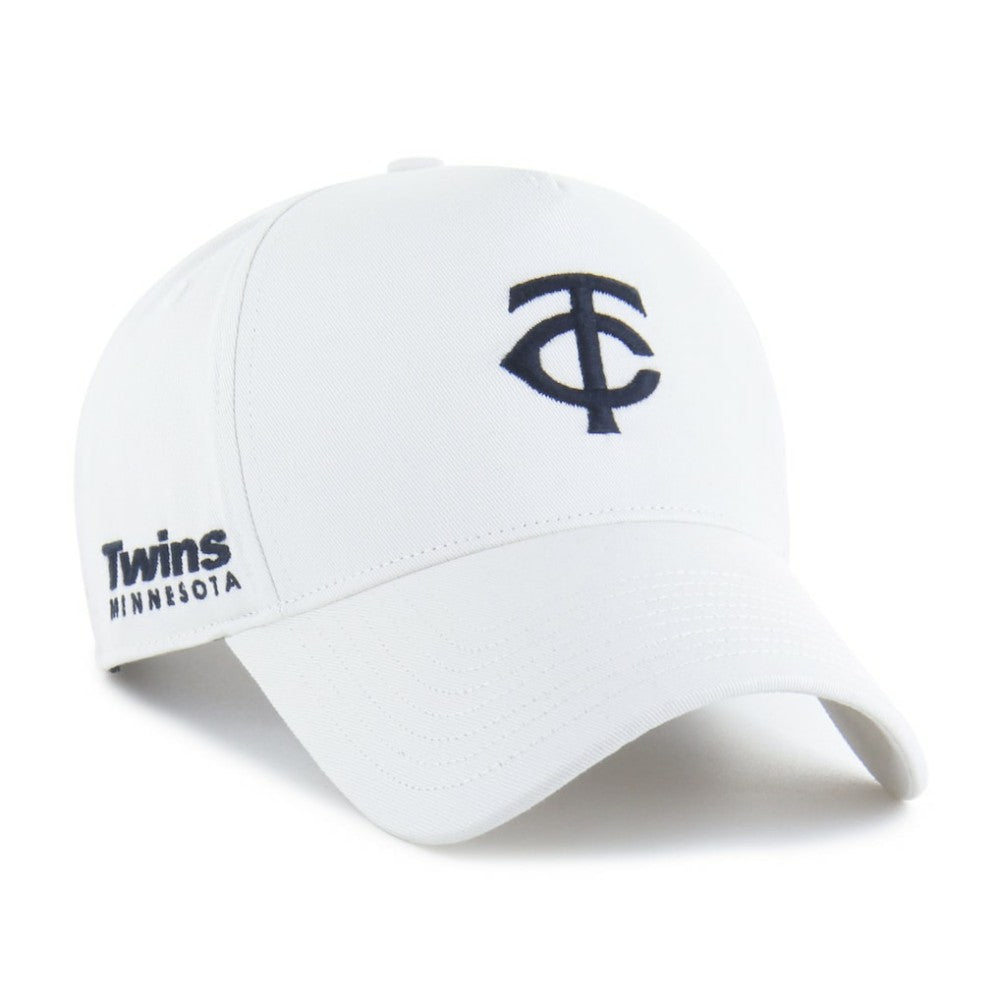Minnesota Twins Foundational Pinch Offside Adjustable Hat White | 47 brand