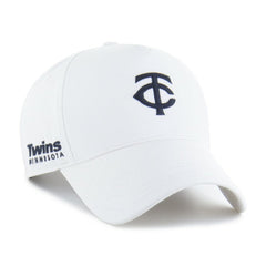 Minnesota Twins Foundational Pinch Offside Adjustable Hat White | 47 brand