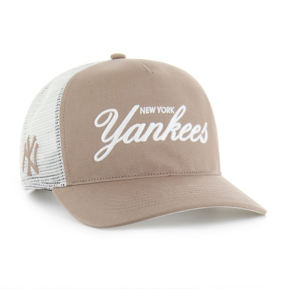 New York Yankees Foundational Mesh Hitch Adjustable Hat Brown | 47 brand