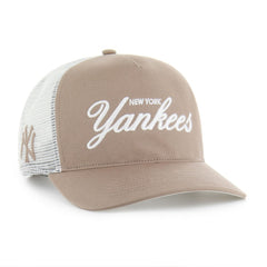 New York Yankees Foundational Mesh Hitch Adjustable Hat Brown | 47 brand