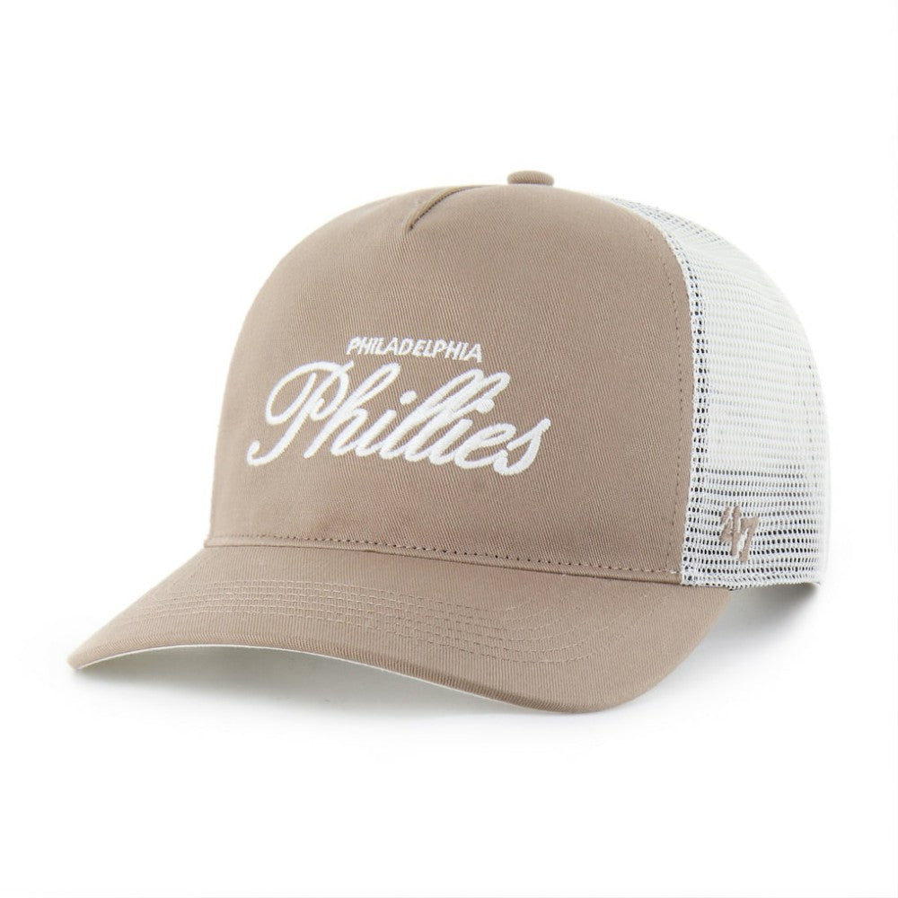 Philadelphia Phillies Foundational Mesh Hitch Adjustable Hat Brown | 47 brand