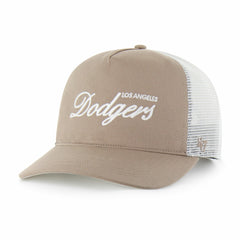 Los Angeles Dodgers Foundational Mesh Hitch Adjustable Hat Brown | 47 brand