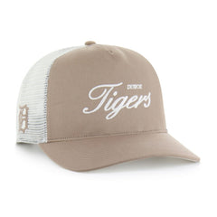 Detroit Tigers Foundational Mesh Hitch Adjustable Hat Brown | 47 brand