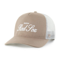 Boston Red Sox Foundational Mesh Hitch Adjustable Hat Brown | 47 brand