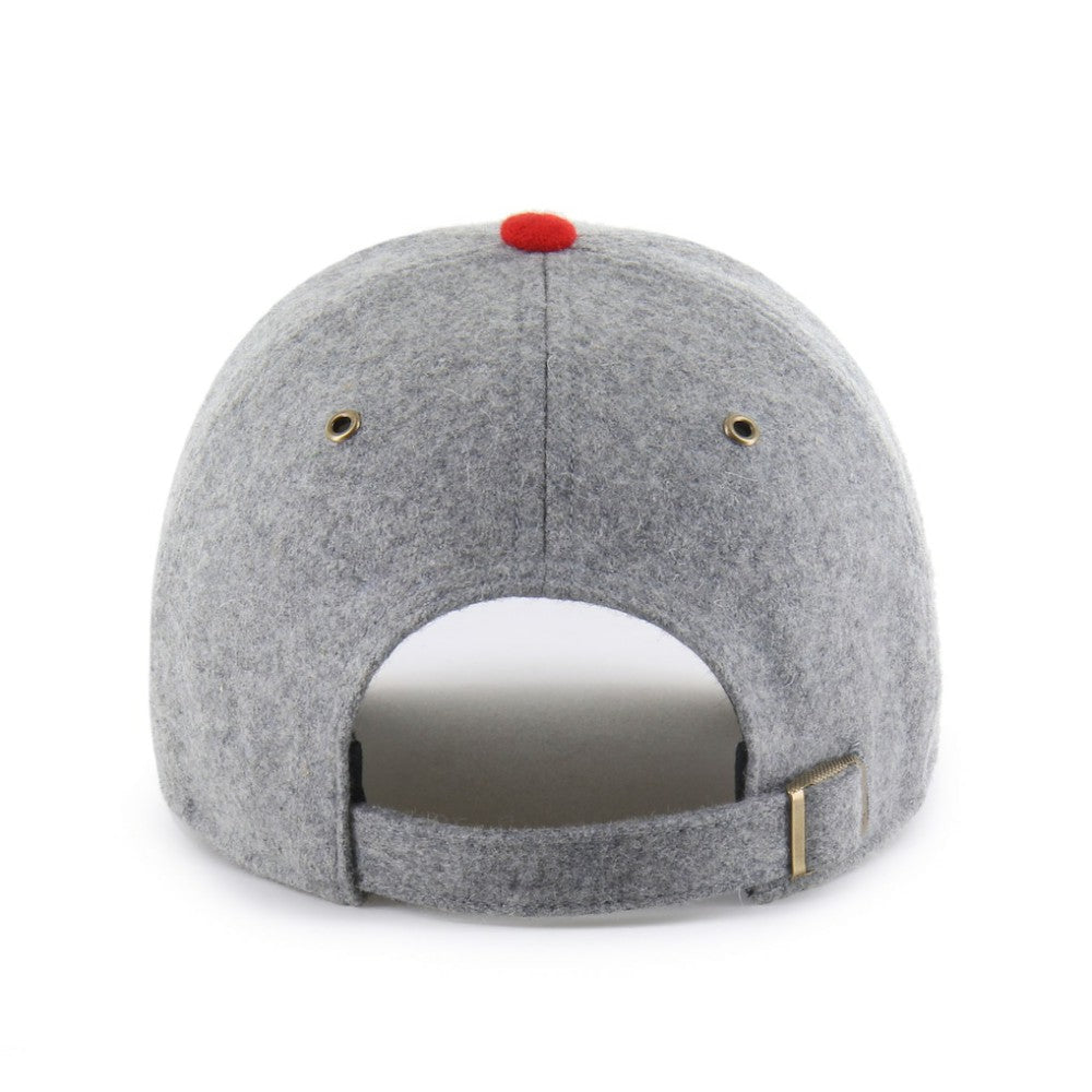 St. Louis Cardinals Golden Age Wool Clean Up Adjustable Hat Gray/Red | 47 brand