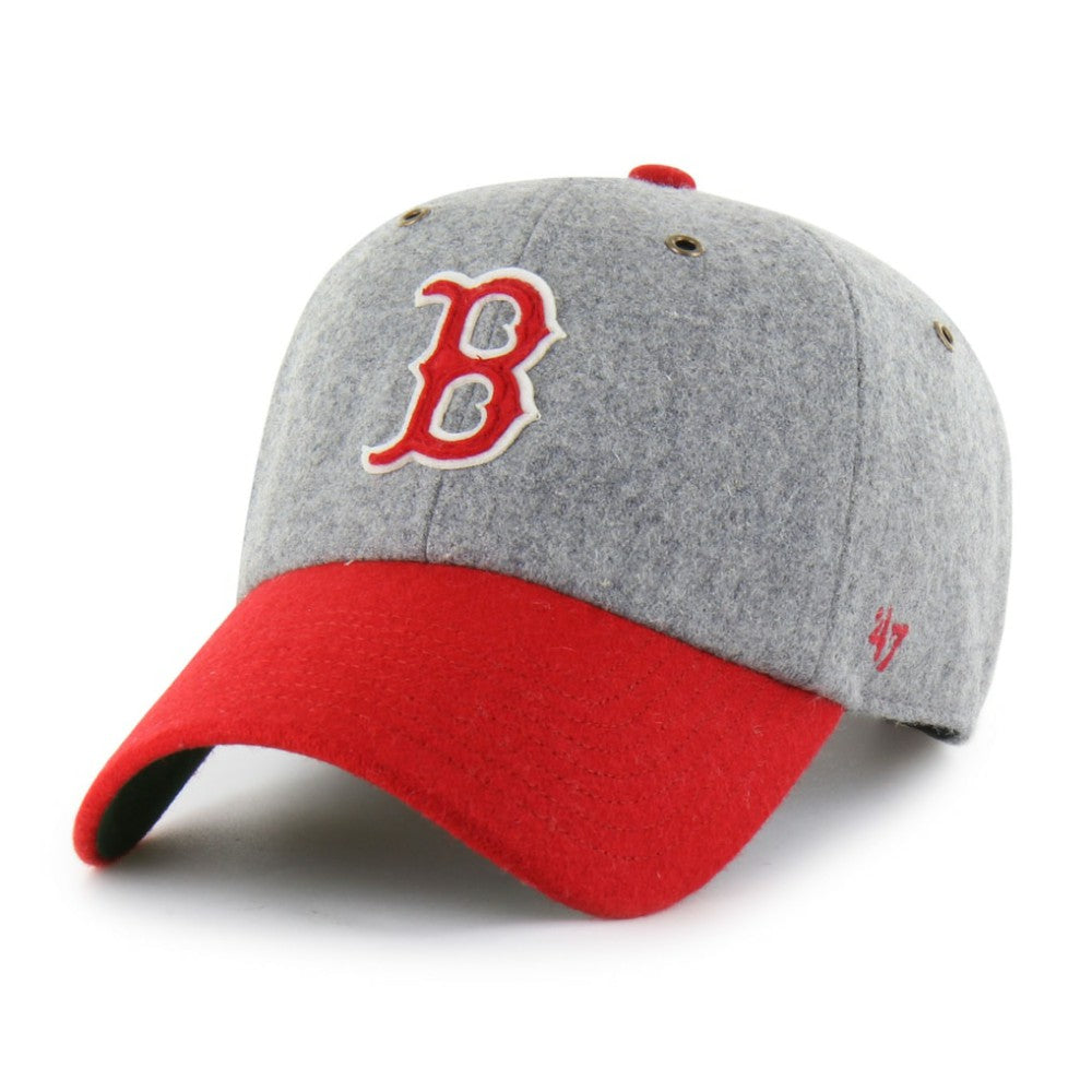 Boston Red Sox Golden Age Wool Clean Up Adjustable Hat Gray | 47 brand