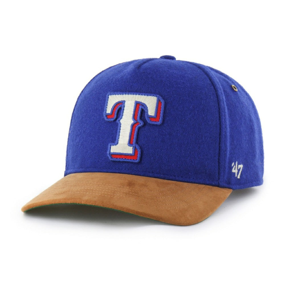 Texas Rangers Gold Age Hitch Adjustable Hat Royal | 47 brand
