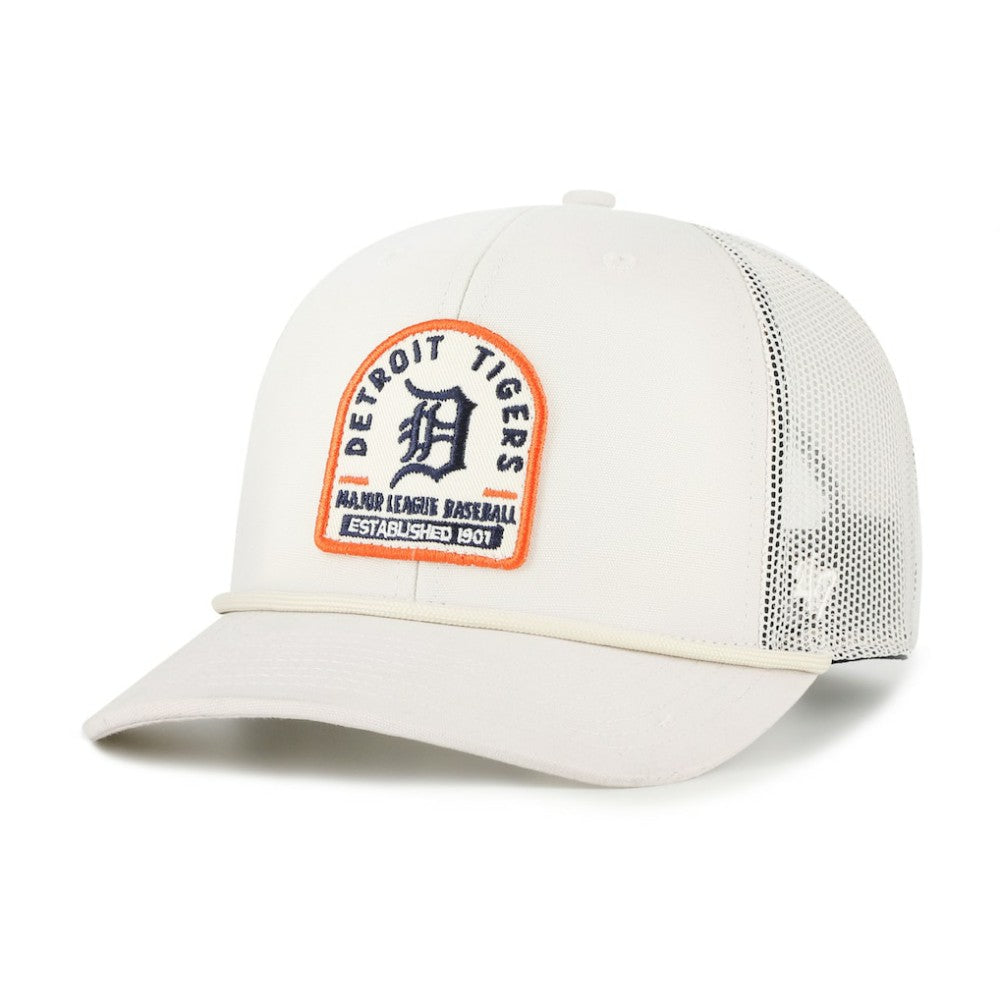Detroit Tigers Gravestone Adjustable Trucker Hat Cream | 47 brand