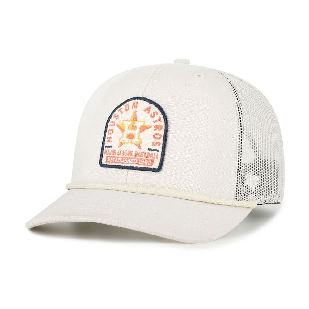 Houston Astros Gravestone Adjustable Trucker Hat Cream | 47 brand