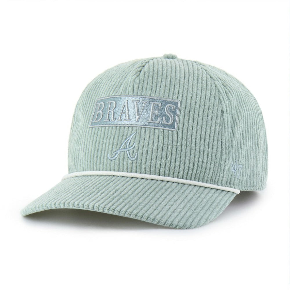Atlanta Braves Women's The Luminance Collection Mellow Hitch Adjustable Hat Jade | 47 brand