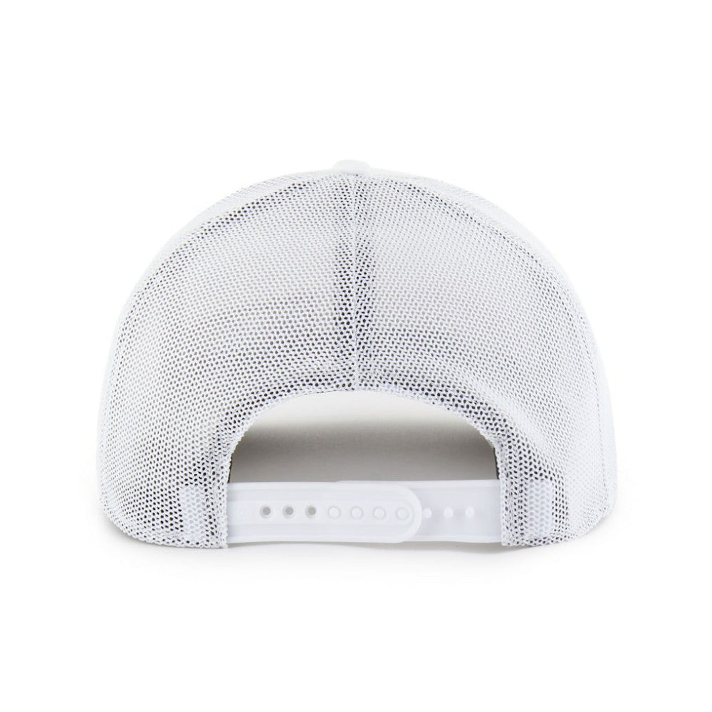 Texas Rangers Rangefinder brrr Trucker Adjustable Hat White | 47 brand