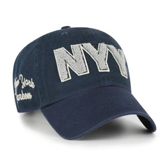 New York Yankees Women's Zoey Clean Up Adjustable Hat Navy | 47 brand