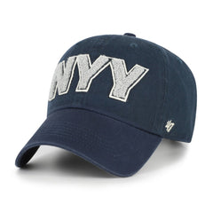 New York Yankees Women's Zoey Clean Up Adjustable Hat Navy | 47 brand