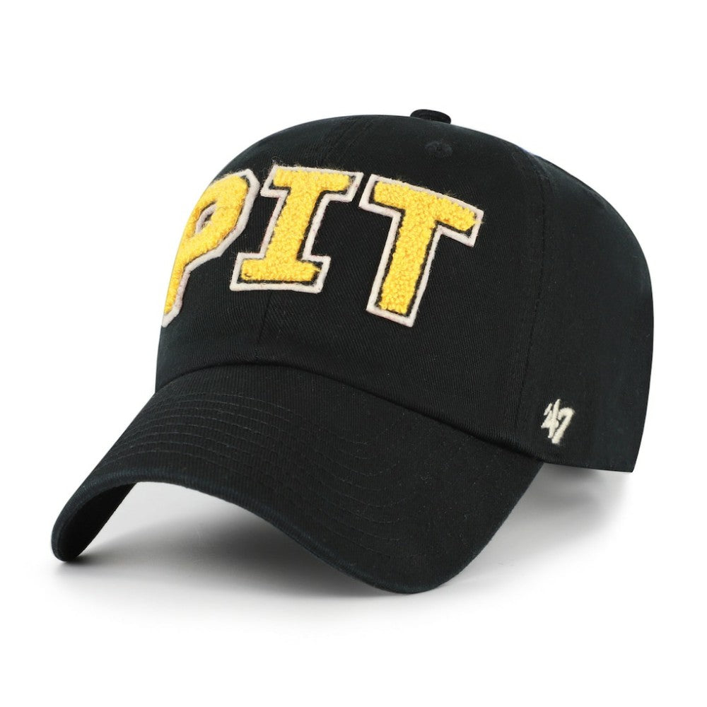 Pittsburgh Pirates Women's Zoey Clean Up Adjustable Hat Black | 47 brand