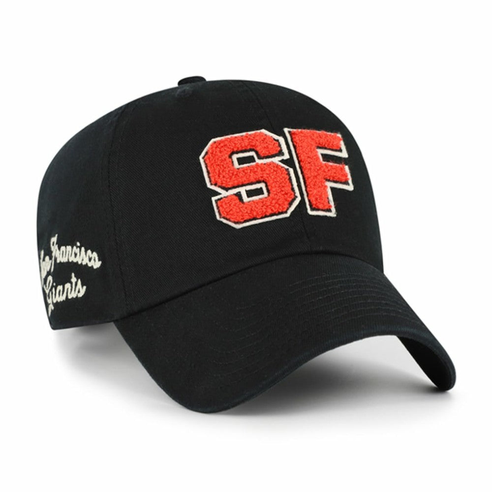San Francisco Giants Women's Zoey Clean Up Adjustable Hat Black | 47 brand