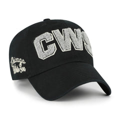 Chicago White Sox Women's Zoey Clean Up Adjustable Hat Black | 47 brand