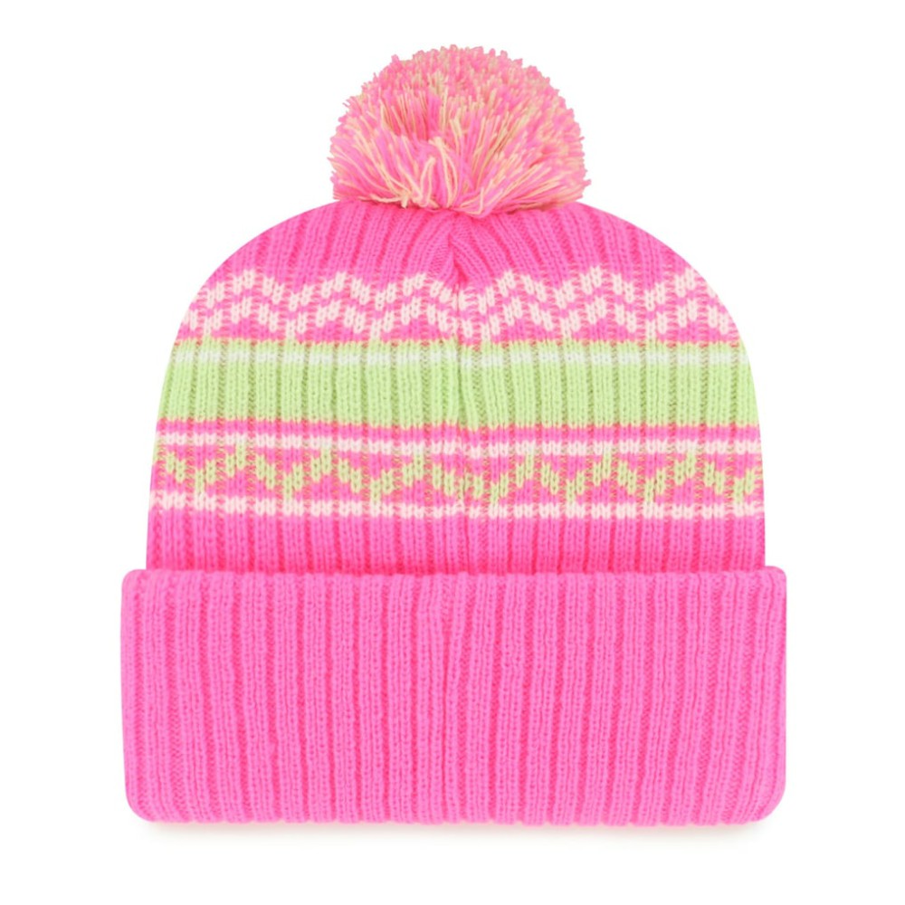 Chicago White Sox Youth Polar Vortex Cuffed Knit Hat with Pom Pink | 47 brand