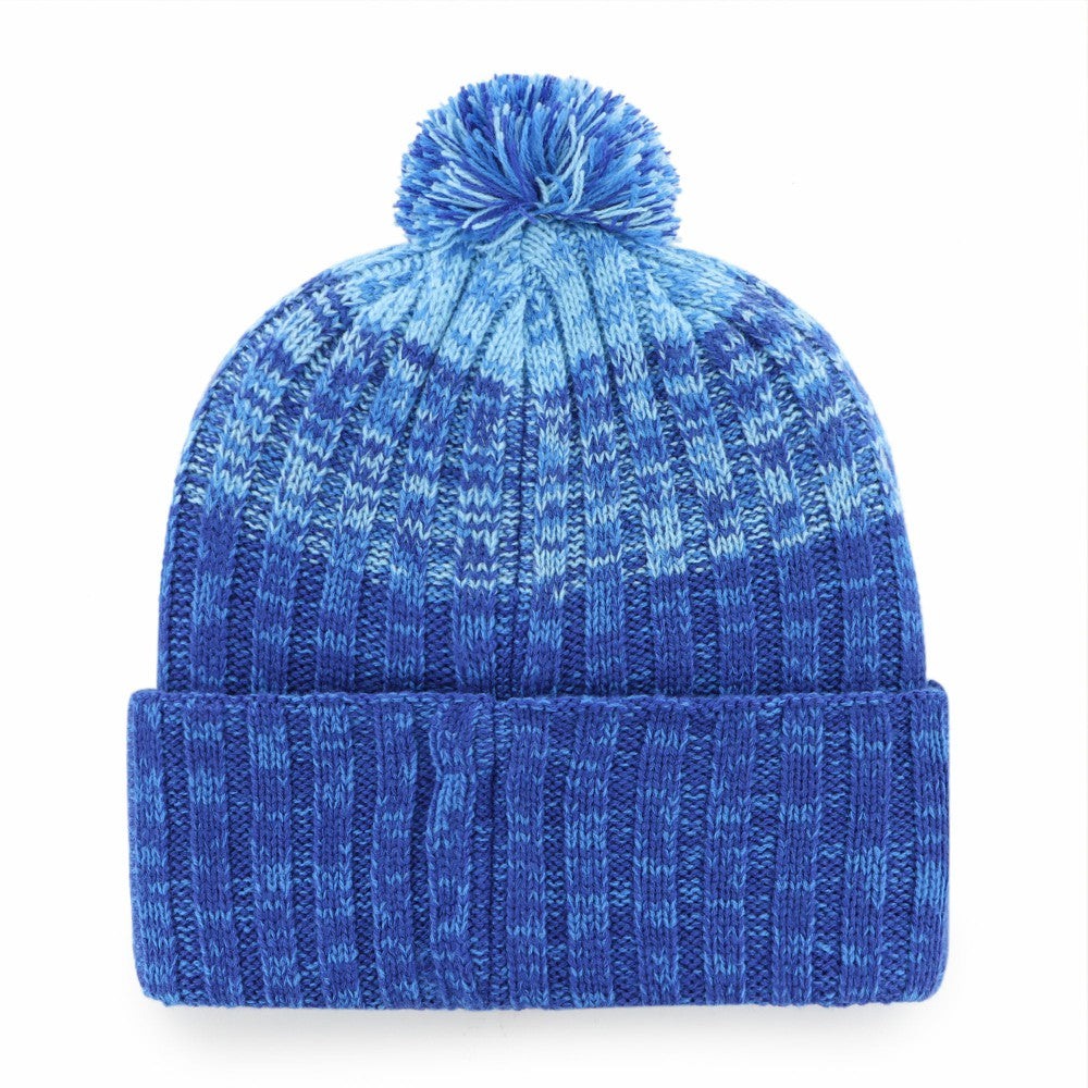 Kansas City Royals Cascade Cuffed Knit Hat with Pom Royal | 47 brand