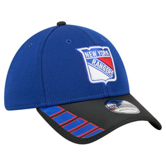 New York Rangers New Era Visor Hit 39THIRTY Flex Hat Blue