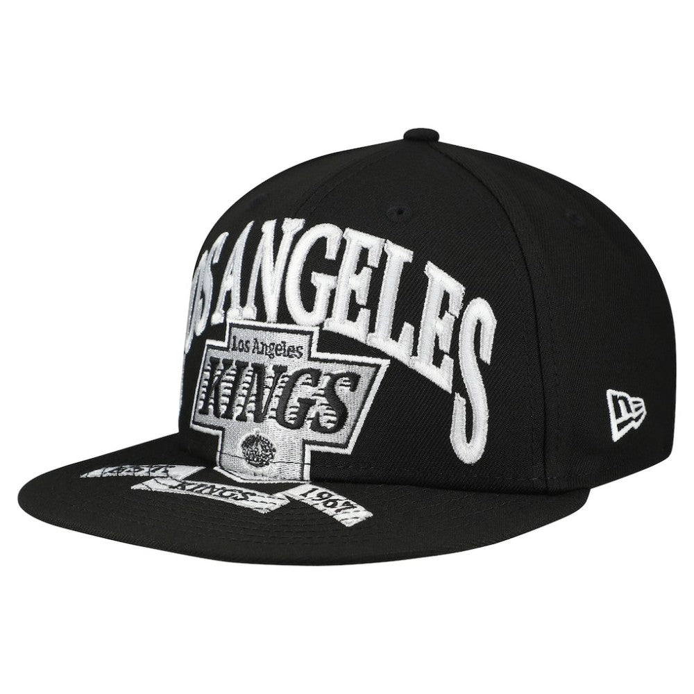 Los Angeles Kings New Era Oversized Vintage Arch 59Fifty Fitted Hat Black