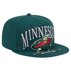 Minnesota Wild New Era Oversized Vintage Arch 59Fifty Fitted Hat Green