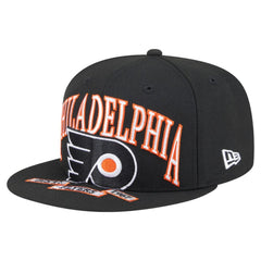 Philadelphia Flyers New Era Oversized Vintage Arch 59Fifty Fitted Hat Black