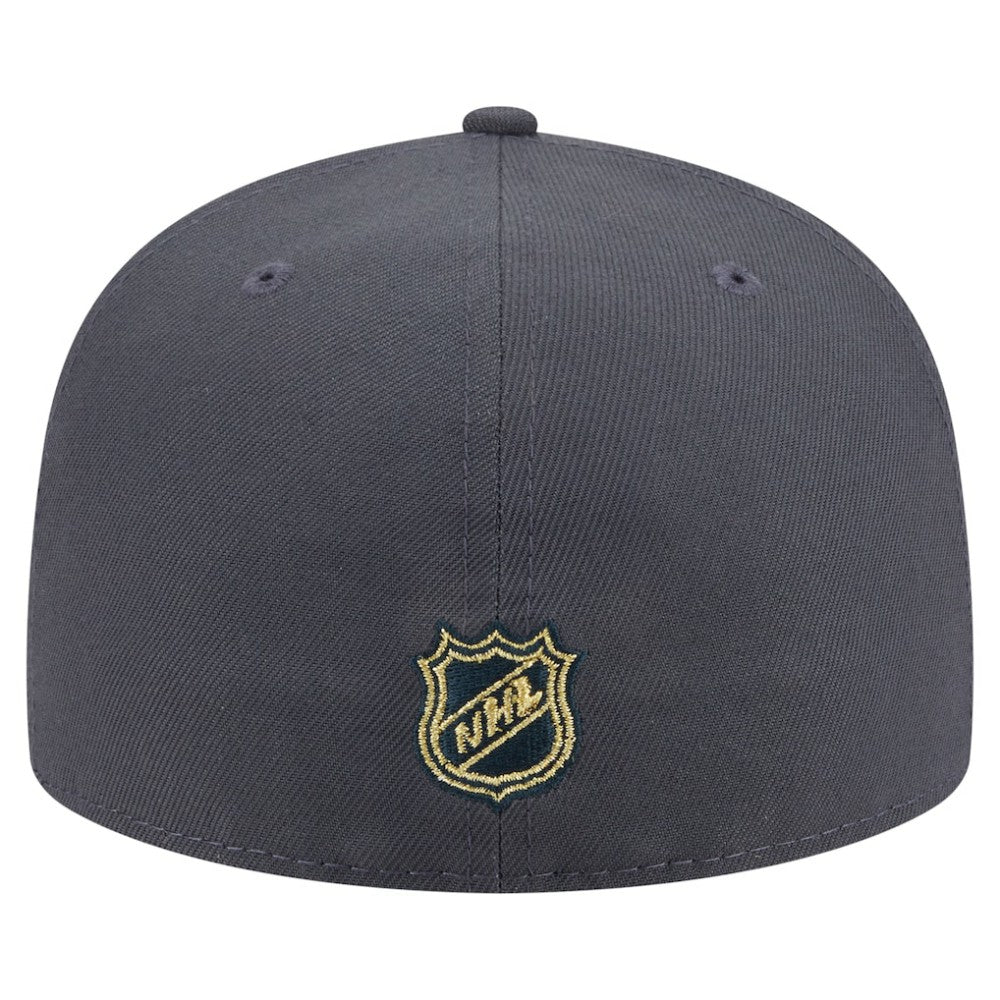 Vegas Golden Knights New Era Oversized Vintage Arch 59Fifty Fitted Hat Gray