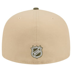 Boston Bruins New Era Color Pack Two-Tone 59FIFTY A-Frame Fitted Hat Tan/Olive