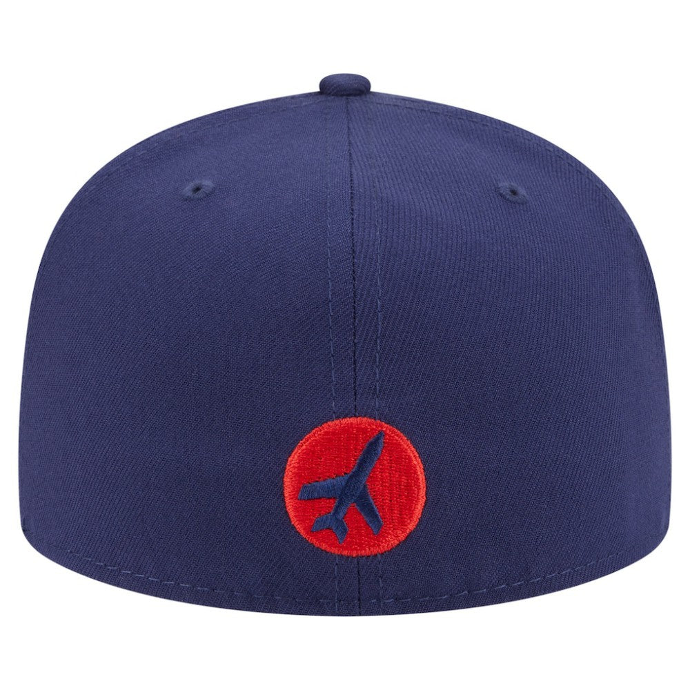 Winnipeg Jets New Era Deceptor 59FIFTY Fitted Hat Navy