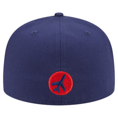 Winnipeg Jets New Era Deceptor 59FIFTY Fitted Hat Navy