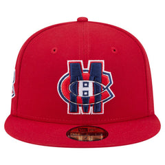 Montreal Canadiens New Era Deceptor 59FIFTY Fitted Hat Red