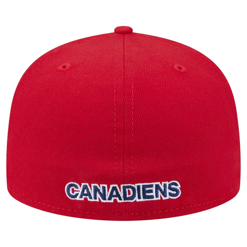 Montreal Canadiens New Era Deceptor 59FIFTY Fitted Hat Red