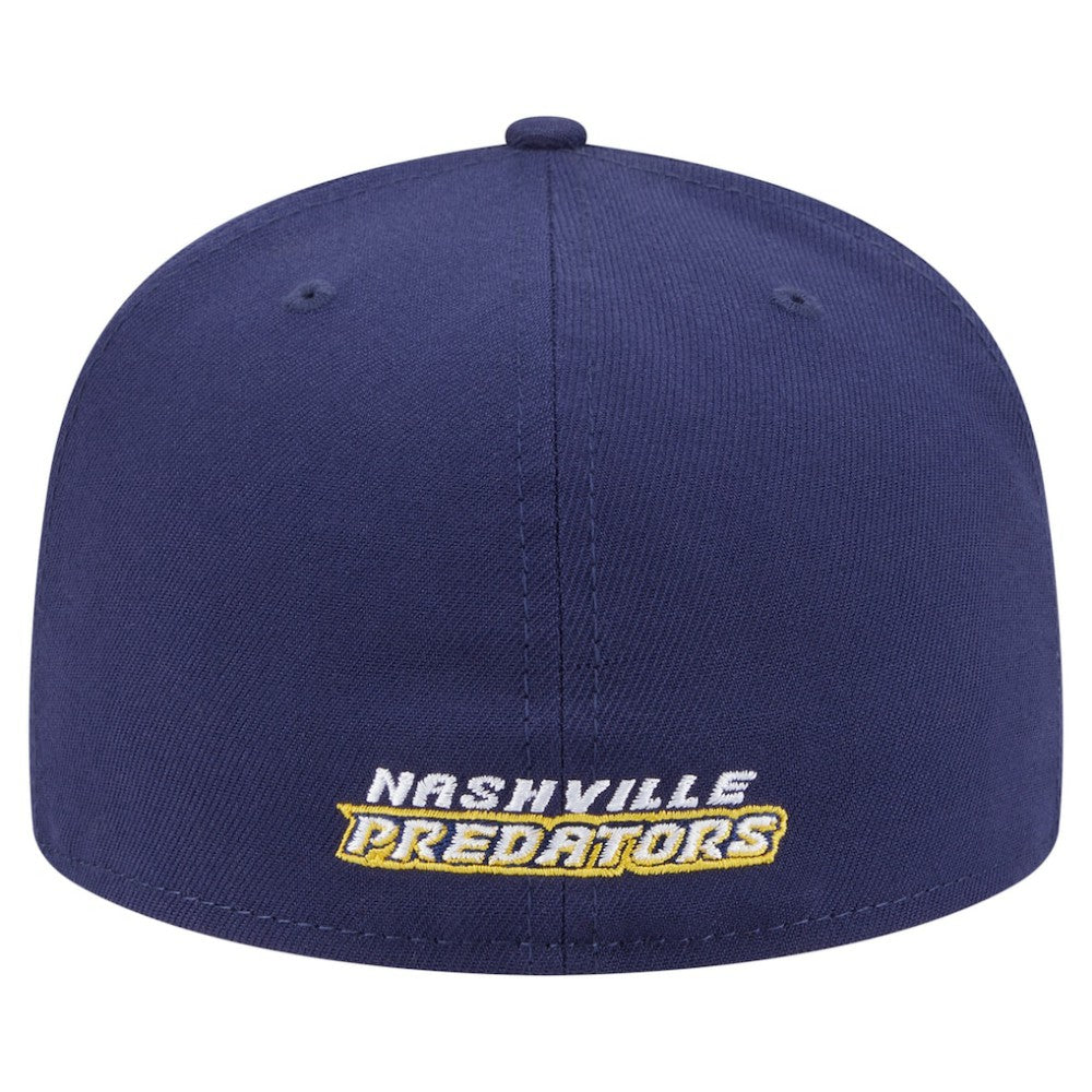Nashville Predators New Era Deceptor 59FIFTY Fitted Hat Navy