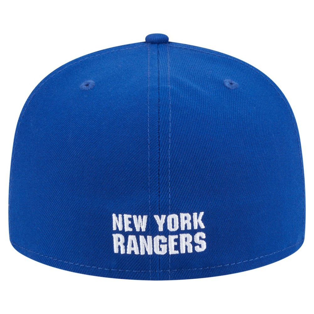 New York Rangers New Era Deceptor 59FIFTY Fitted Hat Blue