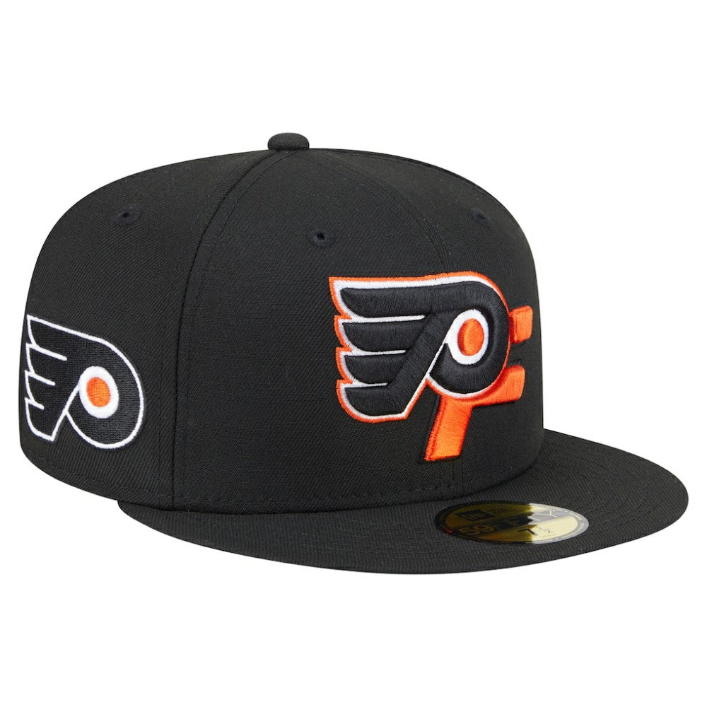 Philadelphia Flyers New Era Deceptor 59FIFTY Fitted Hat Black