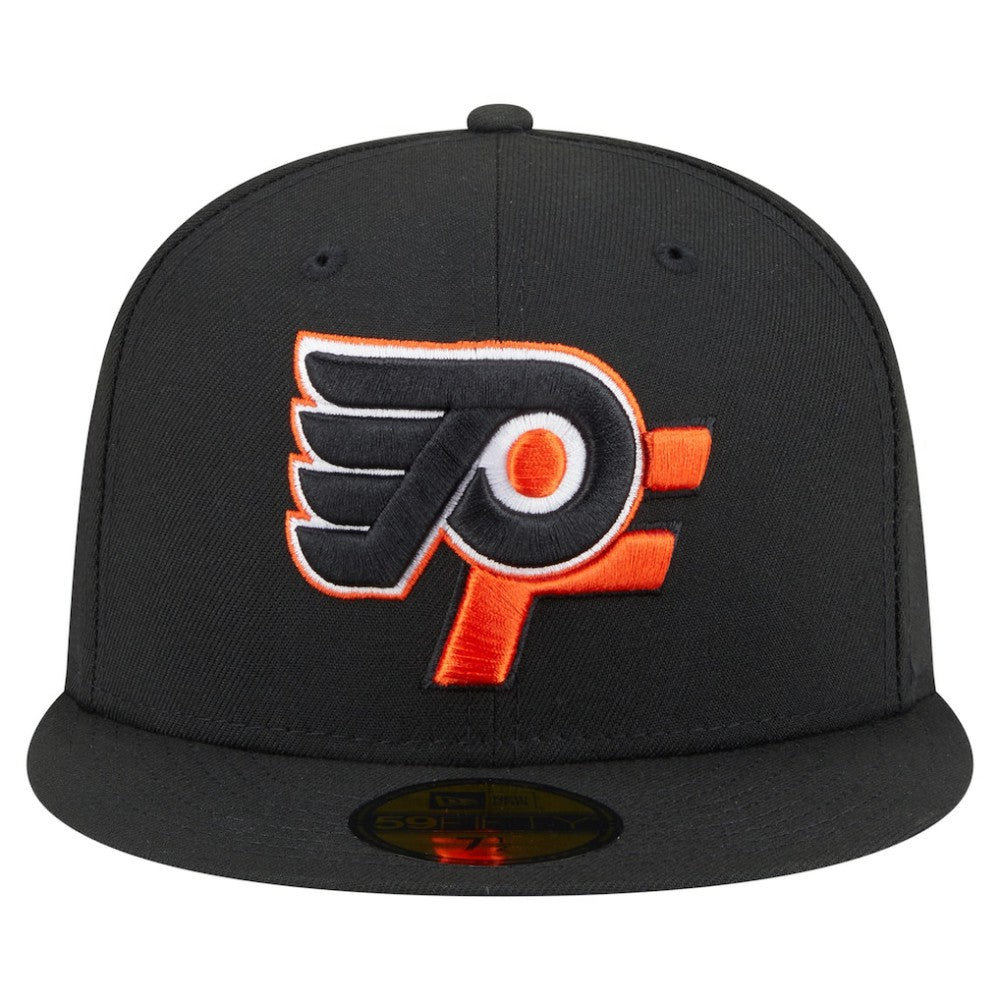 Philadelphia Flyers New Era Deceptor 59FIFTY Fitted Hat Black