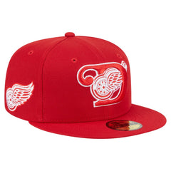 Detroit Red Wings New Era Deceptor 59FIFTY Fitted Hat Red