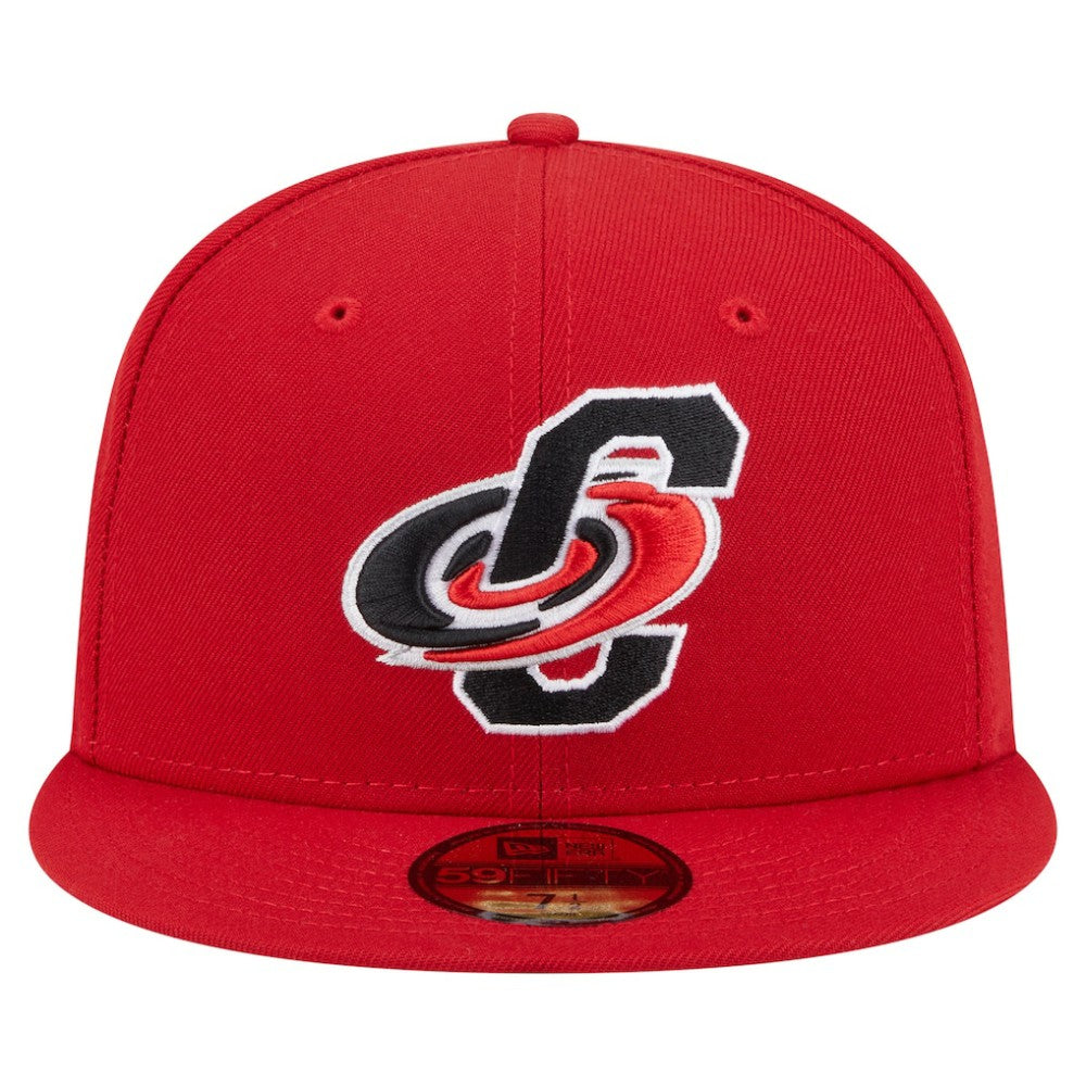 Carolina Hurricanes New Era Deceptor 59FIFTY Fitted Hat Red
