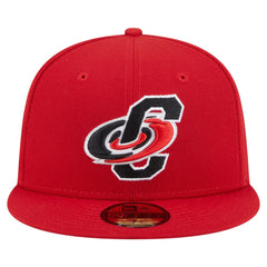 Carolina Hurricanes New Era Deceptor 59FIFTY Fitted Hat Red