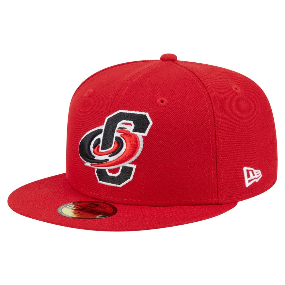 Carolina Hurricanes New Era Deceptor 59FIFTY Fitted Hat Red