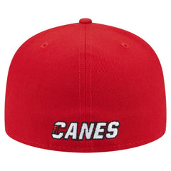 Carolina Hurricanes New Era Deceptor 59FIFTY Fitted Hat Red