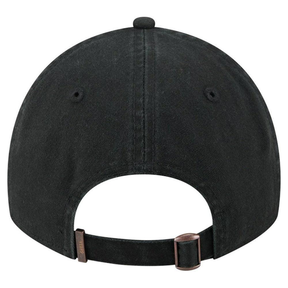 Vegas Golden Knights New Era Stamp Fabric Applique 9TWENTY Adjustable Hat Black
