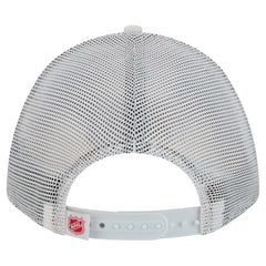 Detroit Red Wings New Era Hockey Sock 9FORTY A-Frame M-Crown Adjustable Trucker Hat White/Red