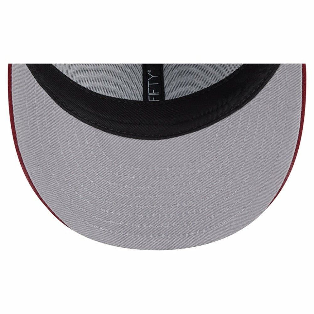 Colorado Avalanche New Era Wool Pin Low Profile 9FIFTY Snapback Hat Gray/Burgundy