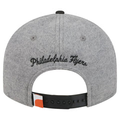 Philadelphia Flyers New Era Wool Pin Low Profile 9FIFTY Snapback Hat Gray/Black