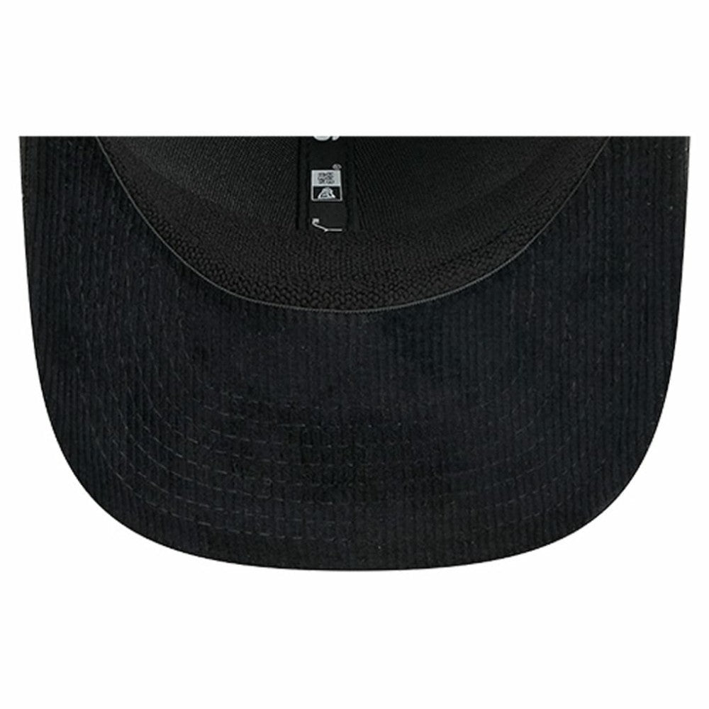 Pittsburgh Penguins New Era Quilted Nylon 9SEVENTY Adjustable Trucker Hat Black