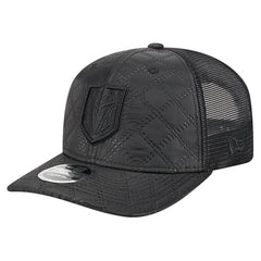 Vegas Golden Knights New Era Quilted Nylon 9SEVENTY Adjustable Trucker Hat Black